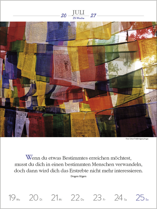 Buddhistische Weisheiten 2027, Innenansicht #10