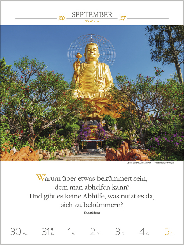 Buddhistische Weisheiten 2027, Innenansicht #11