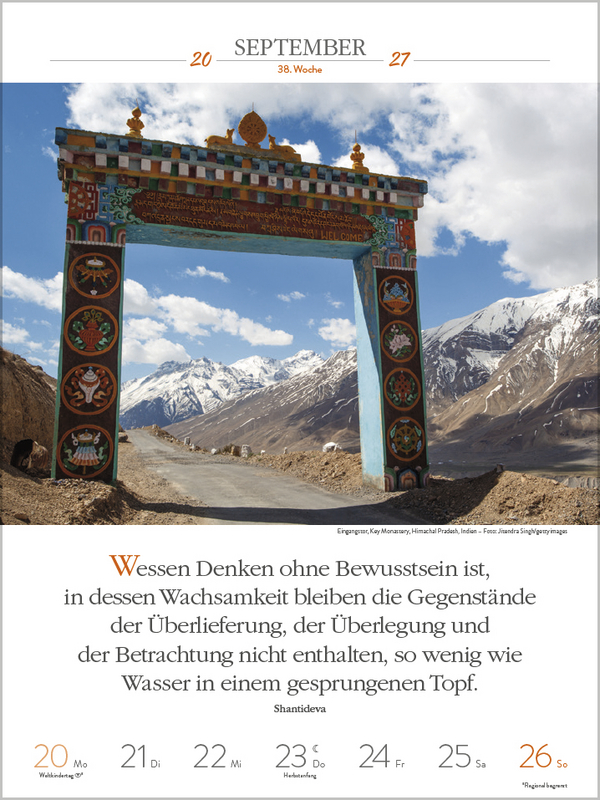 Buddhistische Weisheiten 2027, Innenansicht #12