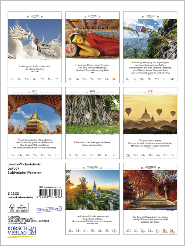 Buddhistische Weisheiten 2027, Innenansicht #15