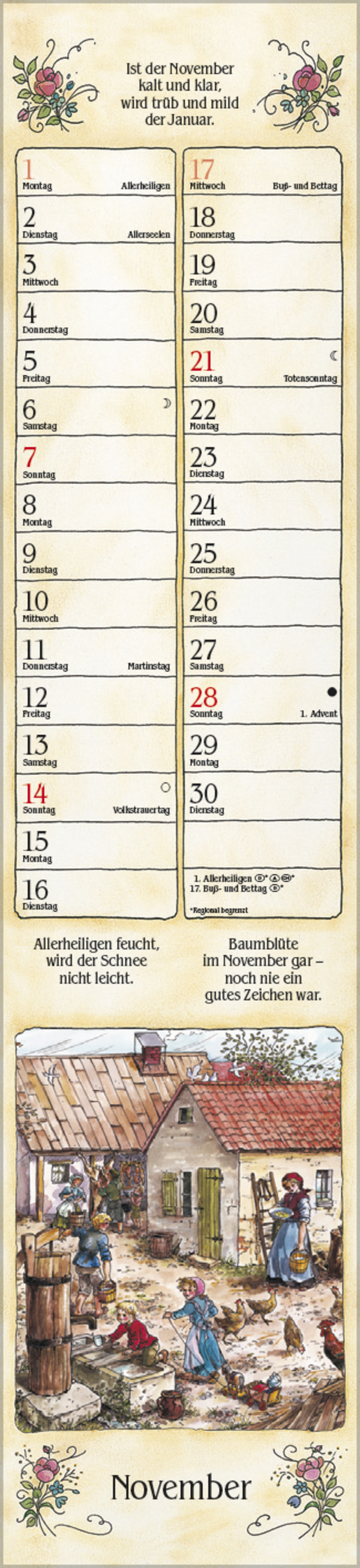 Bauernkalender Langplaner 2027, Innenansicht #11