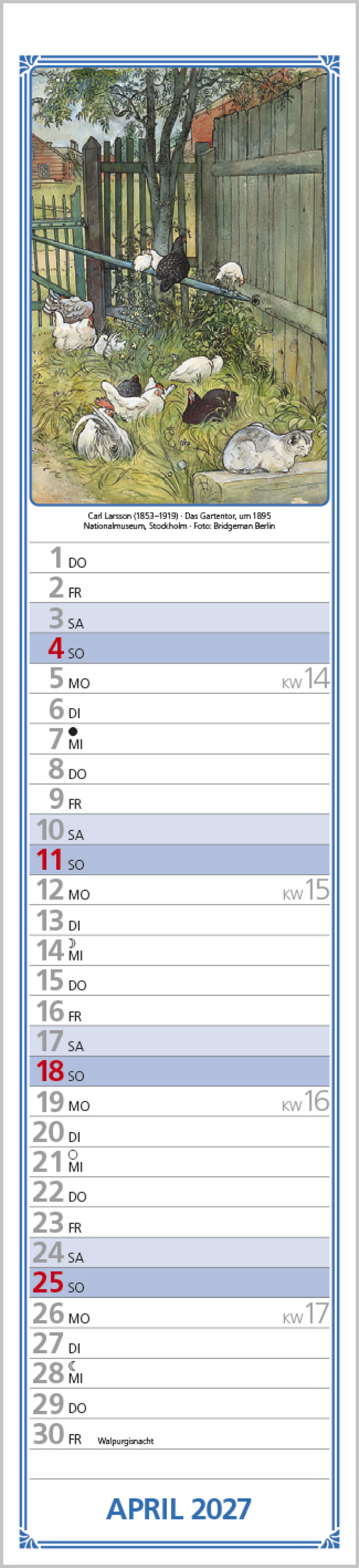 Hildes K&uuml;chenplaner 2027, Innenansicht #6