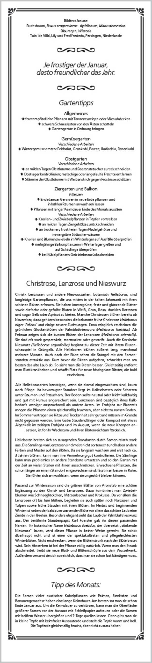 Rudis Gartenplaner 2027, Innenansicht #2