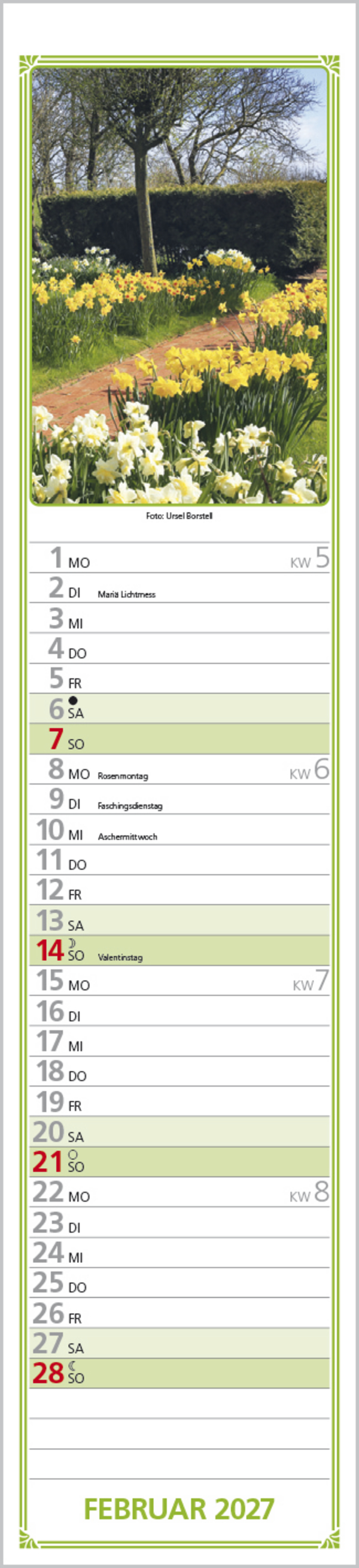 Rudis Gartenplaner 2027, Innenansicht #3