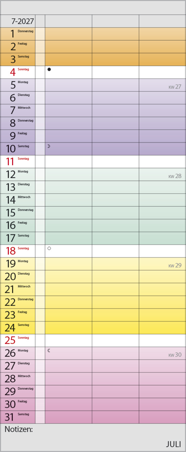 Farbenspiel - Planer f&uuml;r 2 2027, Innenansicht #7