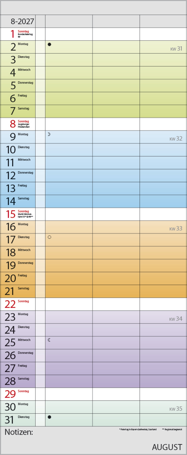 Farbenspiel - Planer f&uuml;r 2 2027, Innenansicht #8