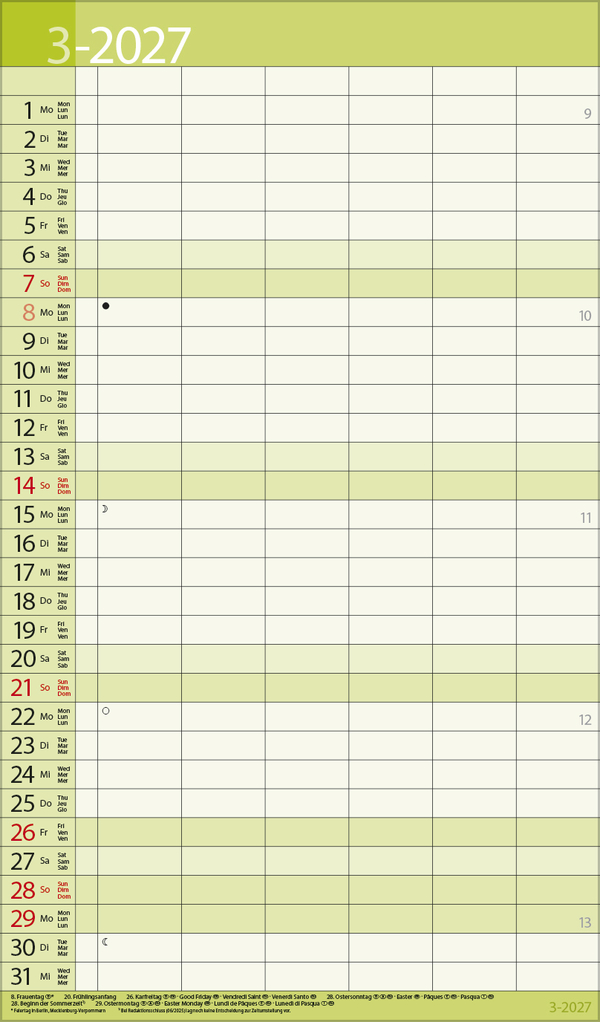 XL Family Timer 2027, Innenansicht #3