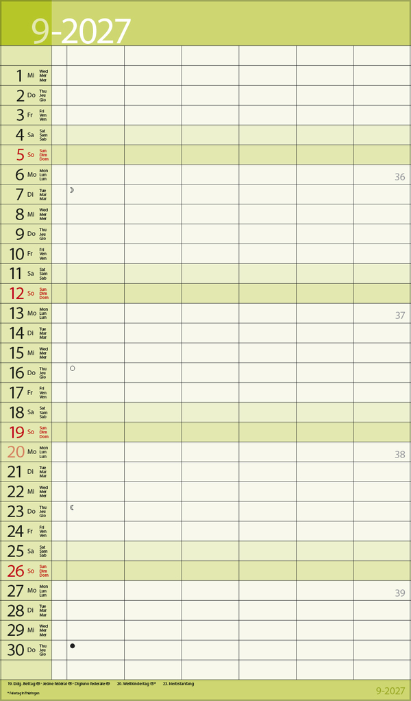 XL Family Timer 2027, Innenansicht #9