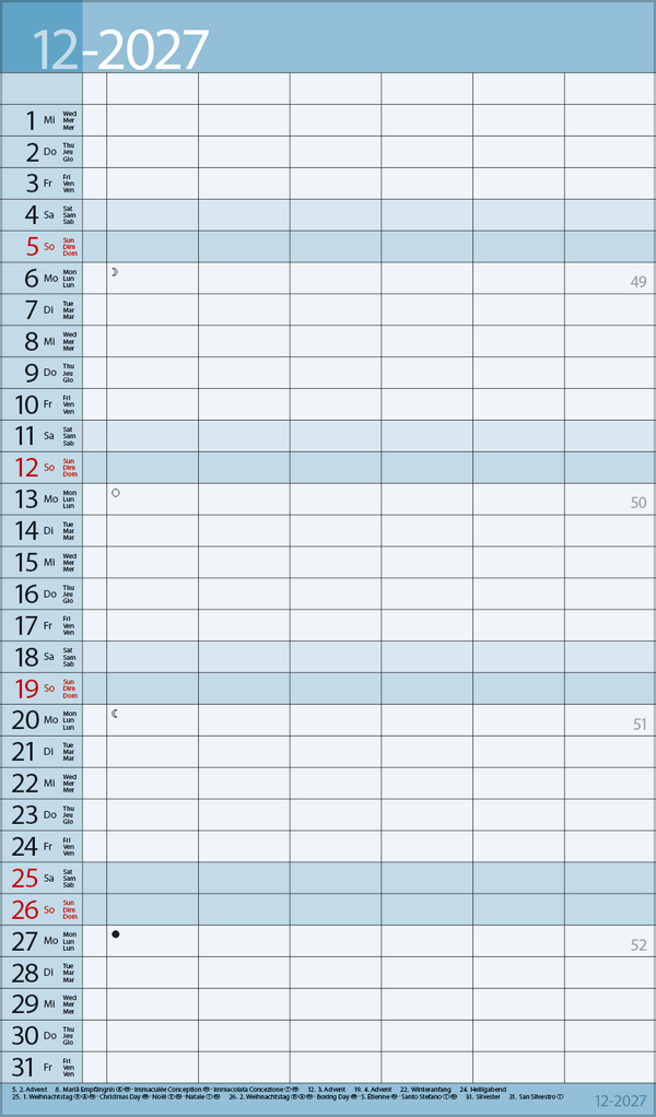 XL Family Timer 2027, Innenansicht #12