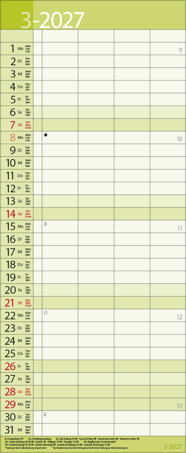 Family Timer Lifestyle 2027, Innenansicht #3