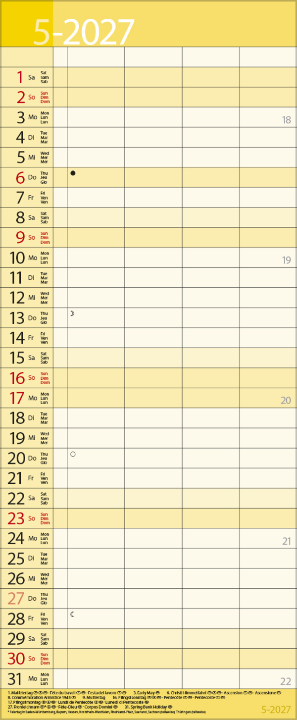 Family Timer Lifestyle 2027, Innenansicht #5