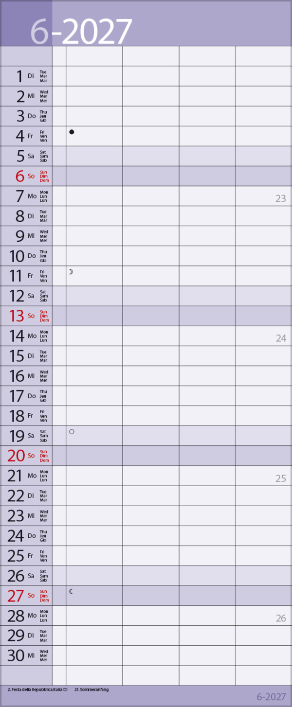 Family Timer Lifestyle 2027, Innenansicht #6