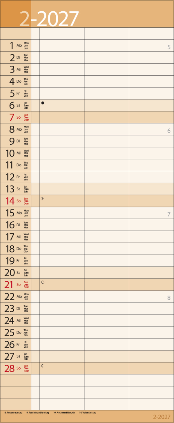 Timer for 2 Lifestyle 2027, Innenansicht #2