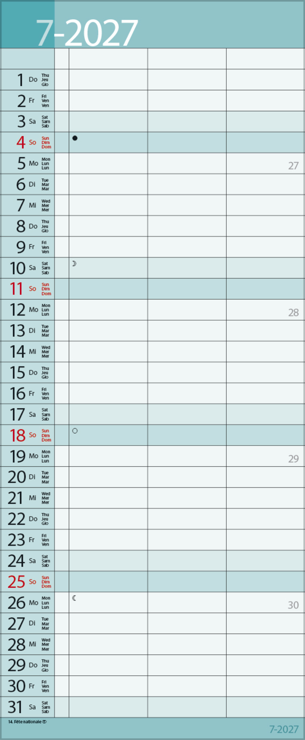Timer for 2 Lifestyle 2027, Innenansicht #7
