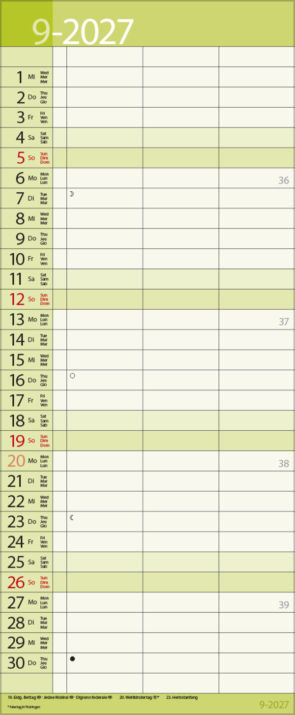 Timer for 2 Lifestyle 2027, Innenansicht #9
