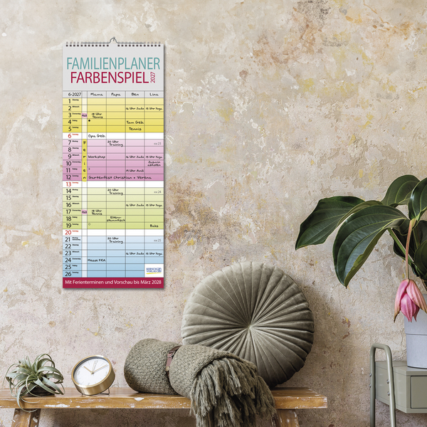 Familienplaner Farbenspiel 2027, Innenansicht #16