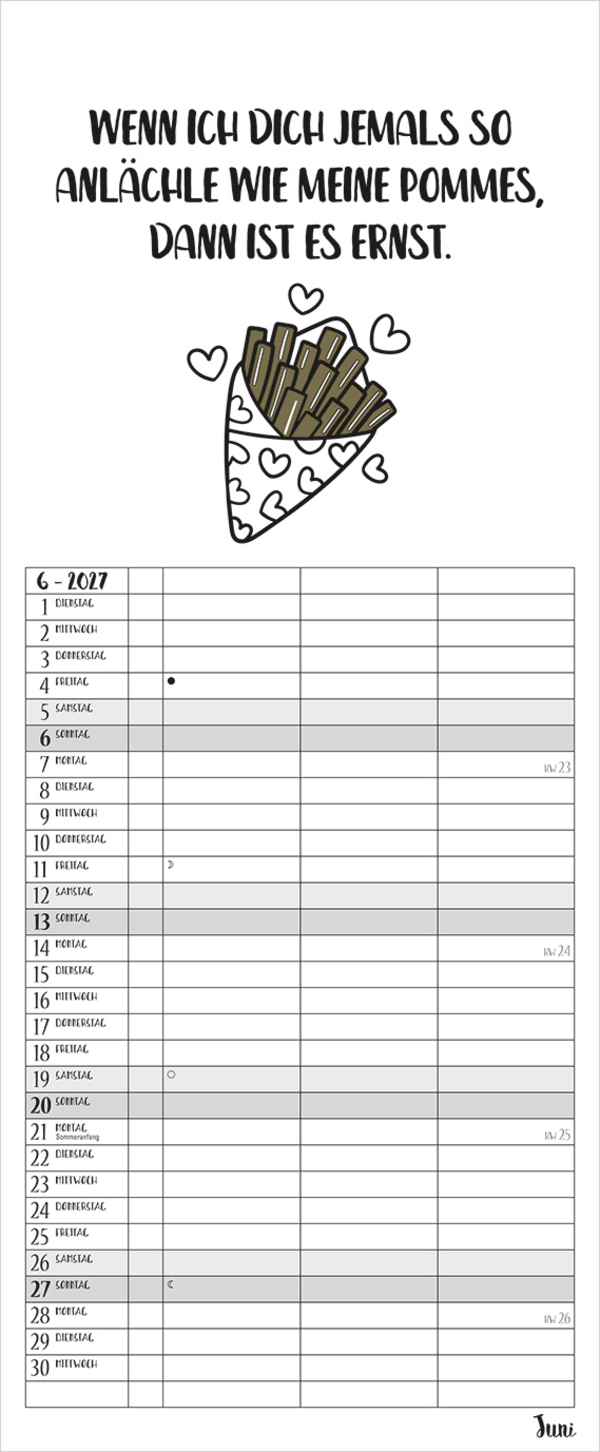 Visual Words Timer f&uuml;r 2 2027, Innenansicht #6