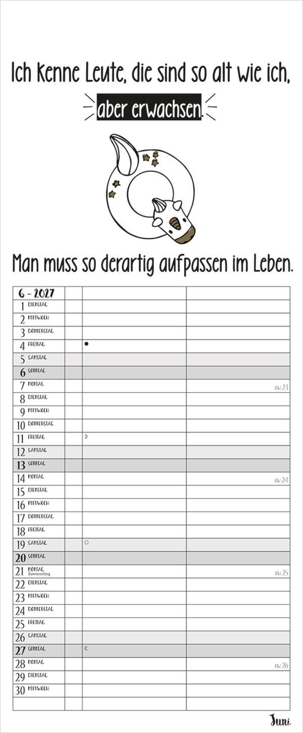 My Timer Visual Words 2027, Innenansicht #6