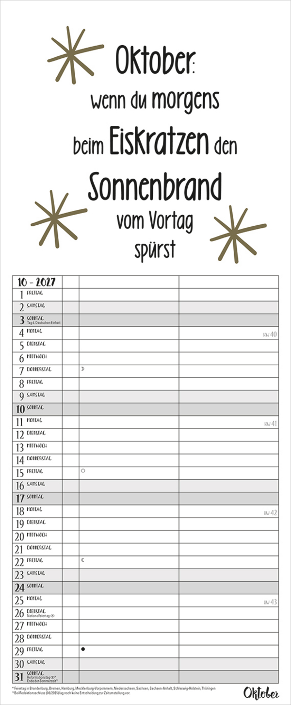 My Timer Visual Words 2027, Innenansicht #10