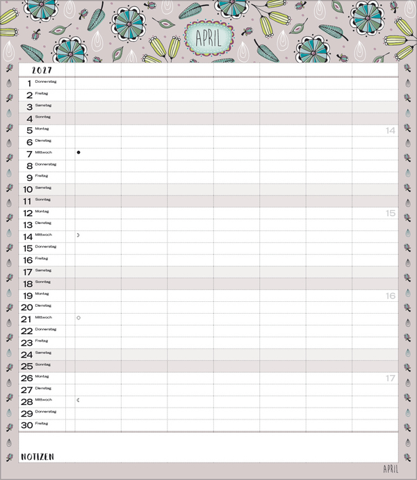 Multiplaner - Gute Laune 2027, Innenansicht #4