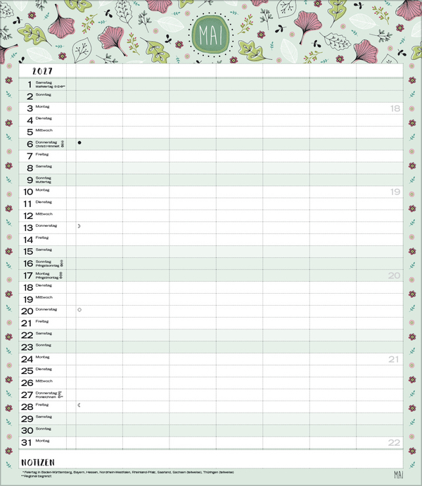 Multiplaner - Gute Laune 2027, Innenansicht #5