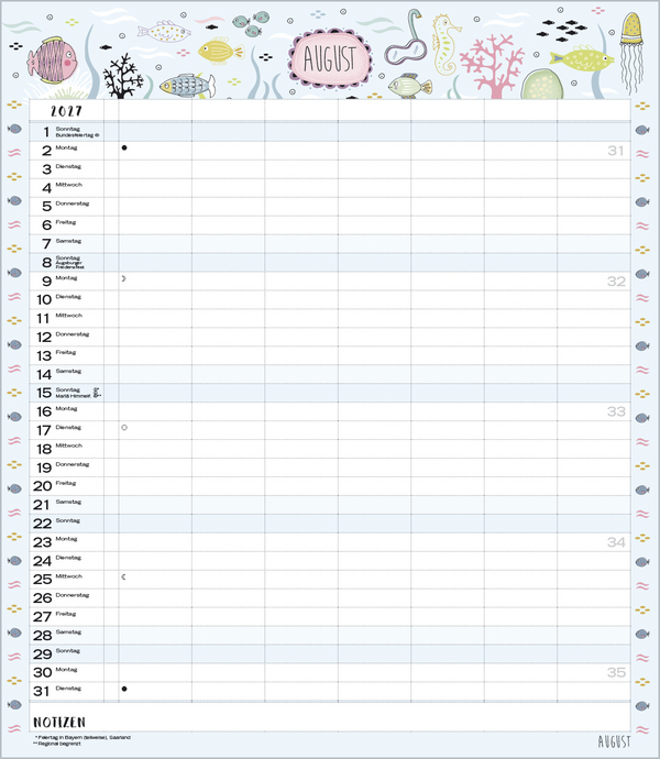 Multiplaner - Gute Laune 2027, Innenansicht #8