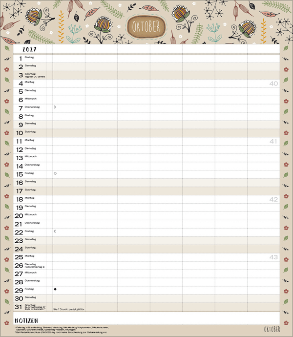 Multiplaner - Gute Laune 2027, Innenansicht #10