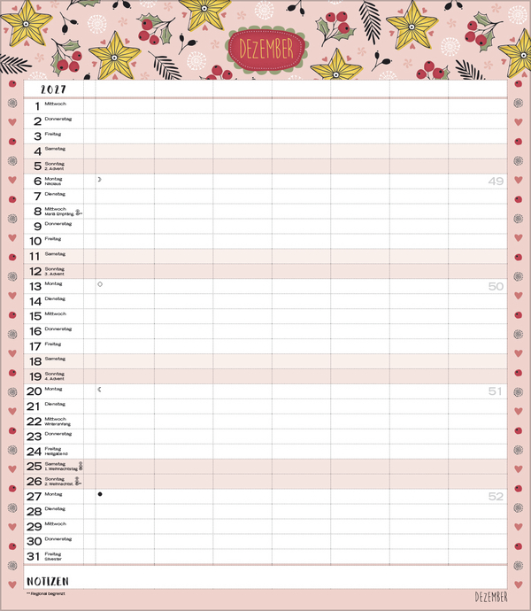 Multiplaner - Gute Laune 2027, Innenansicht #12