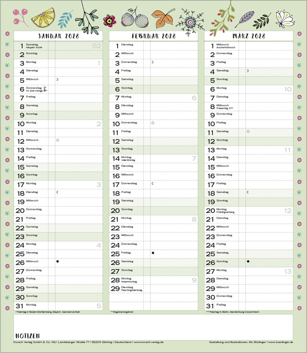 Multiplaner - Gute Laune 2027, Innenansicht #13