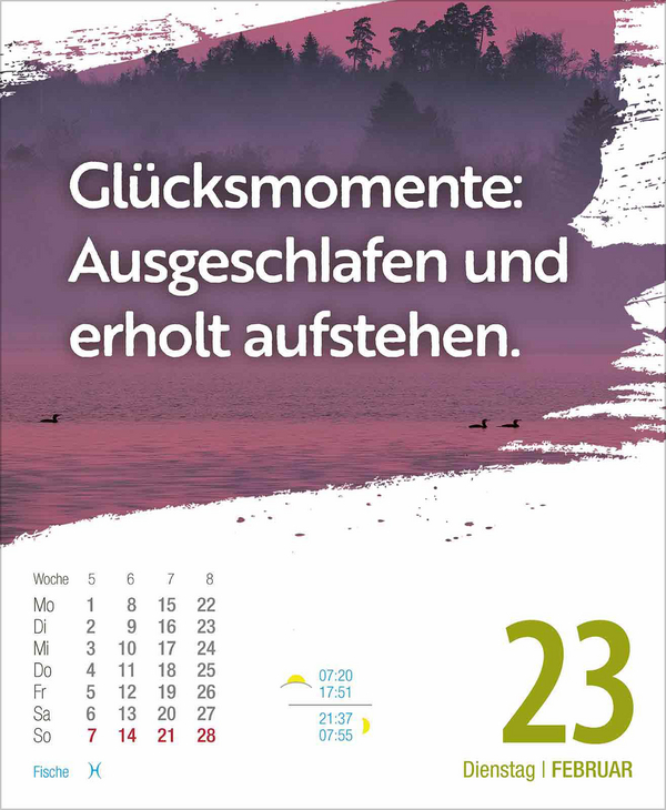Gl&uuml;ckskalender 2027, Innenansicht #3