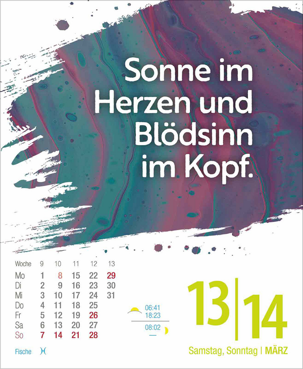 Gl&uuml;ckskalender 2027, Innenansicht #5