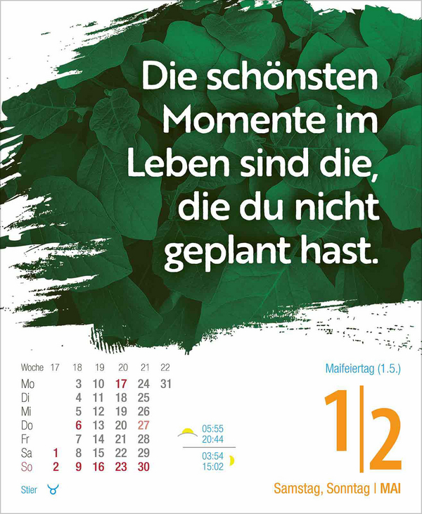 Gl&uuml;ckskalender 2027, Innenansicht #7