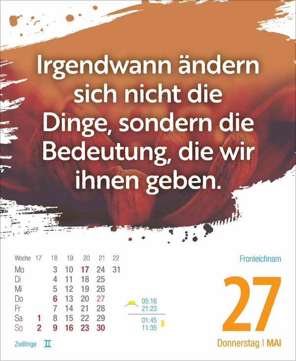 Gl&uuml;ckskalender 2027, Innenansicht #8