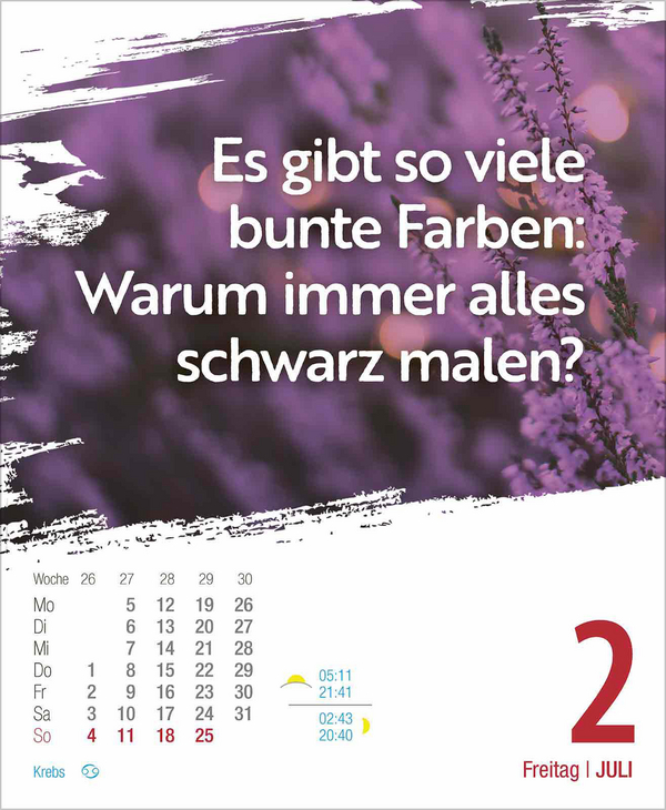 Gl&uuml;ckskalender 2027, Innenansicht #10