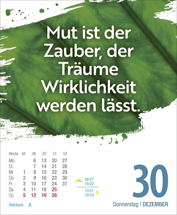 Gl&uuml;ckskalender 2027, Innenansicht #15