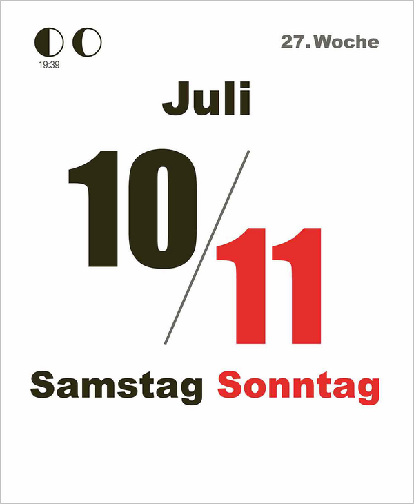 Tages-Abreisskalender 2027, Innenansicht #8