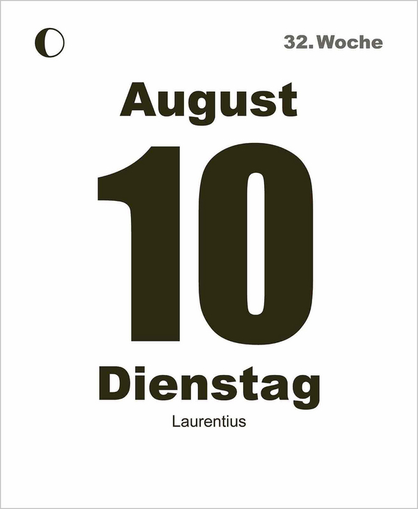 Tages-Abreisskalender 2027, Innenansicht #10