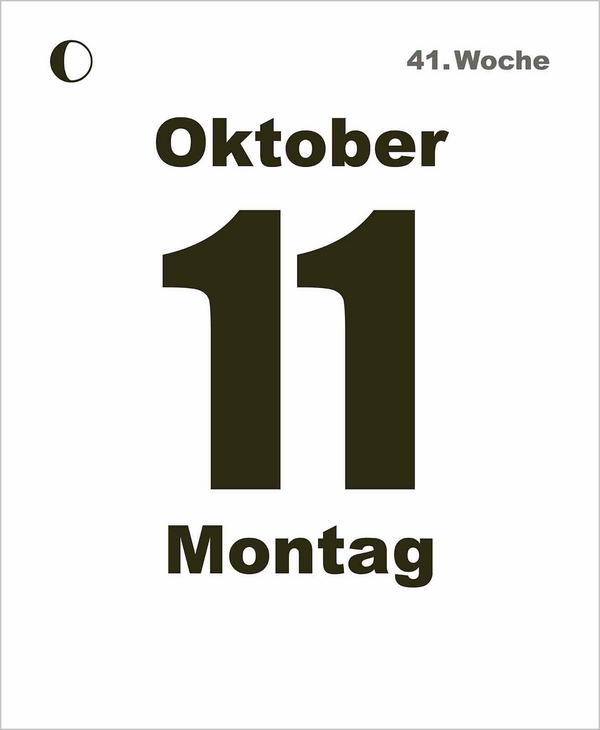 Tages-Abreisskalender 2027, Innenansicht #13