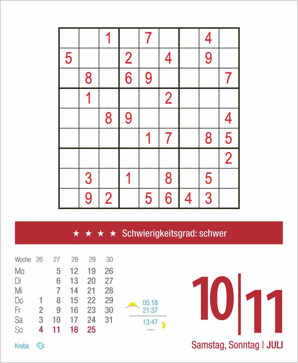 Sudoku 2027, Innenansicht #8
