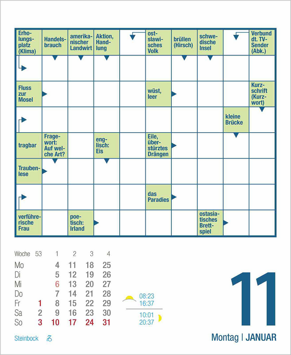 Kreuzwortr&auml;tsel 2027, Innenansicht #2