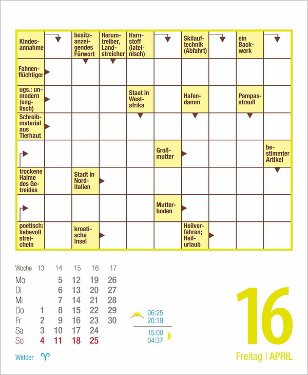 Kreuzwortr&auml;tsel 2027, Innenansicht #5
