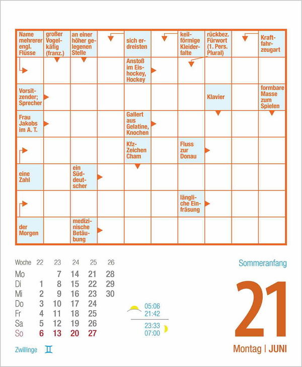 Kreuzwortr&auml;tsel 2027, Innenansicht #7