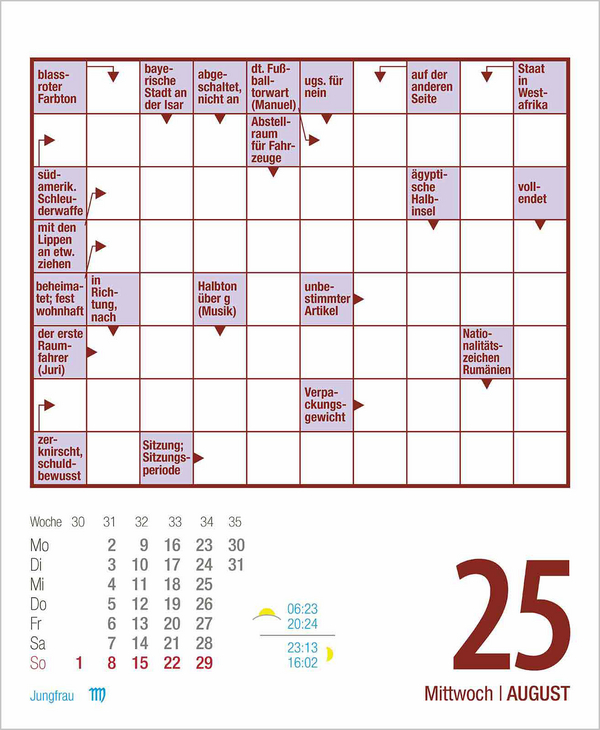 Kreuzwortr&auml;tsel 2027, Innenansicht #9