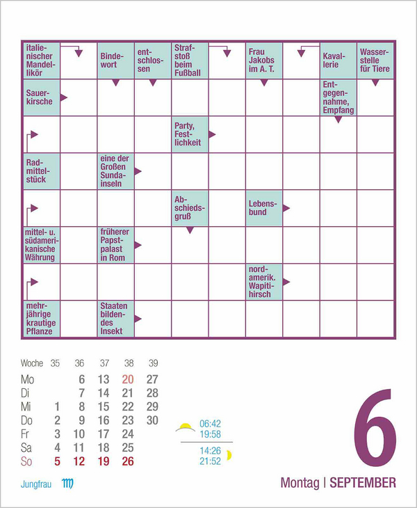 Kreuzwortr&auml;tsel 2027, Innenansicht #10