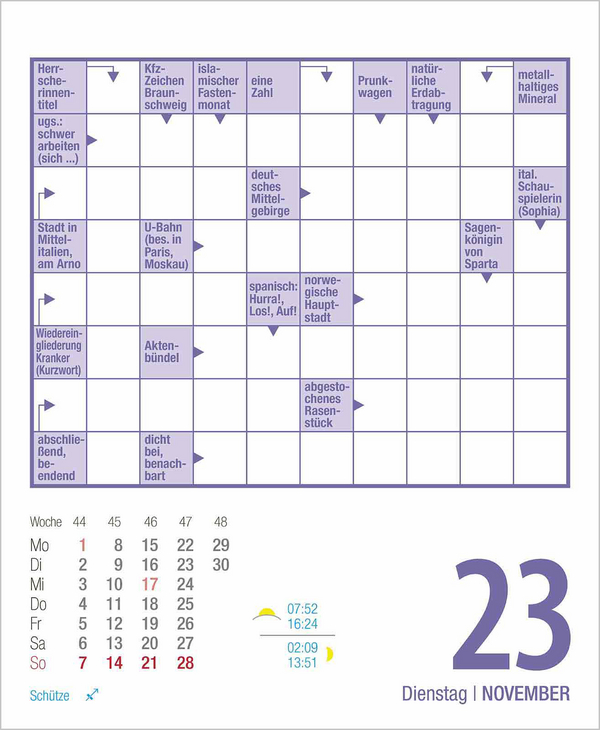 Kreuzwortr&auml;tsel 2027, Innenansicht #12