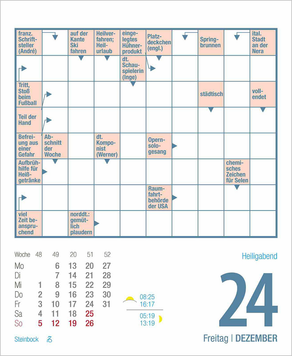 Kreuzwortr&auml;tsel 2027, Innenansicht #14