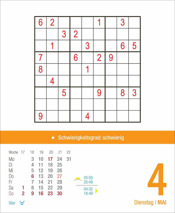 Profi Sudoku 2027, Innenansicht #6