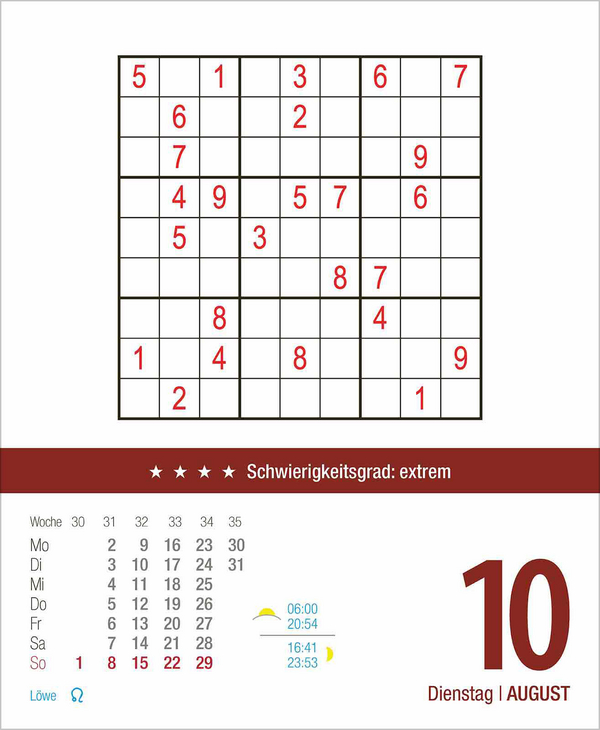 Profi Sudoku 2027, Innenansicht #9