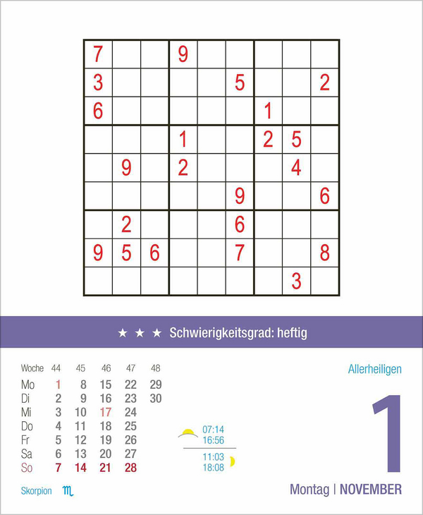 Profi Sudoku 2027, Innenansicht #12