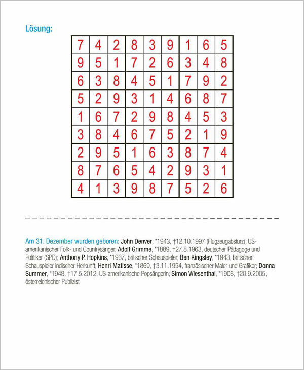 Profi Sudoku 2027, Innenansicht #15